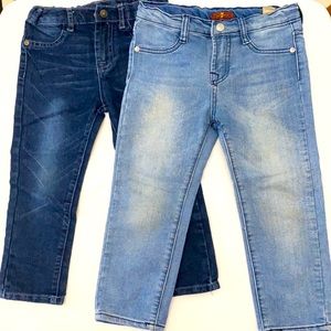 Pair of 7 For All Mankind Toddler Jeans Size 3T